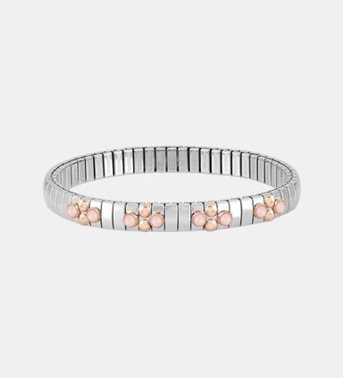 8 Round Stone Stretchable Bracelet