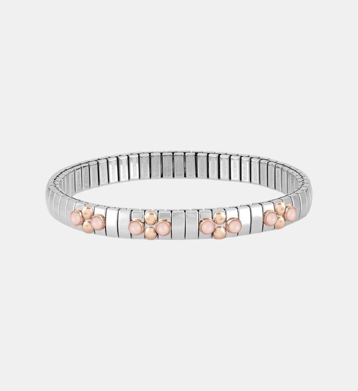 8 Round Stone Stretchable Bracelet