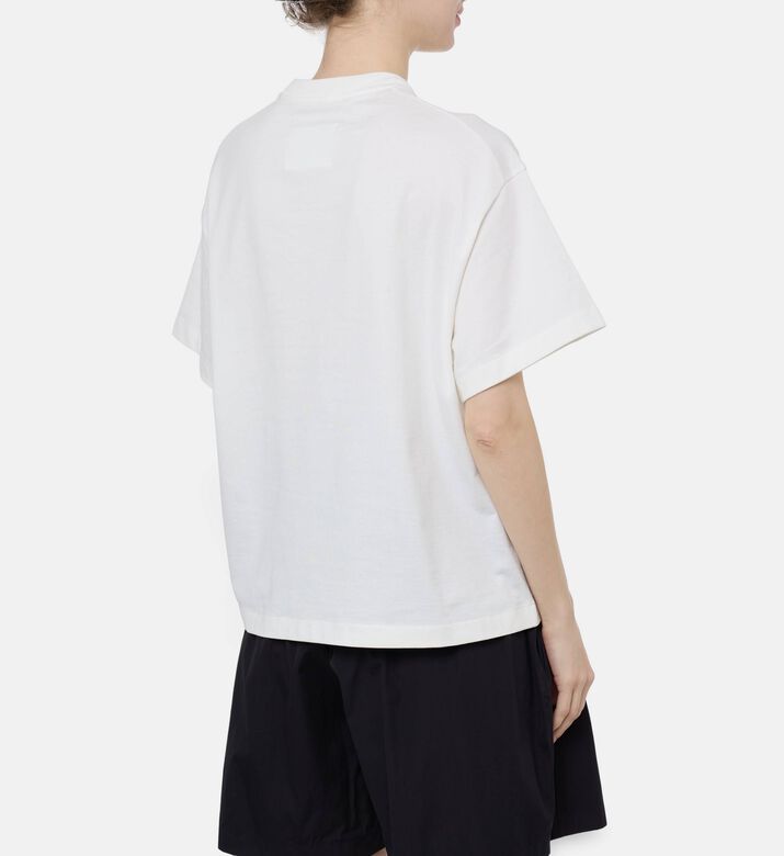 Jil Sander Oversized Printed Logo T-shirt, Model View