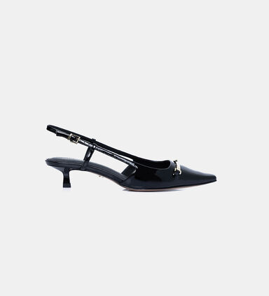 Patent Leather Slingback Pumps