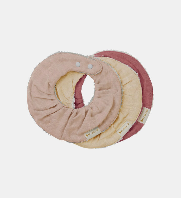 Organic 3-pack Ruffle Bib