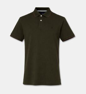 Hackett London Cotton Pique Logo-embroidery Polo, Green, M, Packshot View