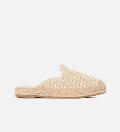 Black Jute Sole Mules