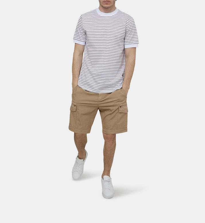 شورت كارجو قطن بقصة مستقيمة