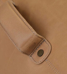 Home Deco and More Franklin Antique Leather Pour Armchair, Natural, Packshot View Home Deco and More Franklin Antique Leather Pour Armchair, Natural, Packshot View