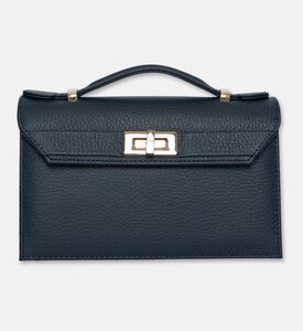 Maya.M Glam Leather Square Bag, Navy, Packshot View