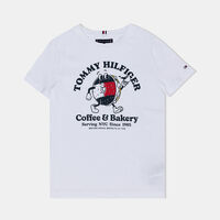 Bagels-print Crewneck T-shirt