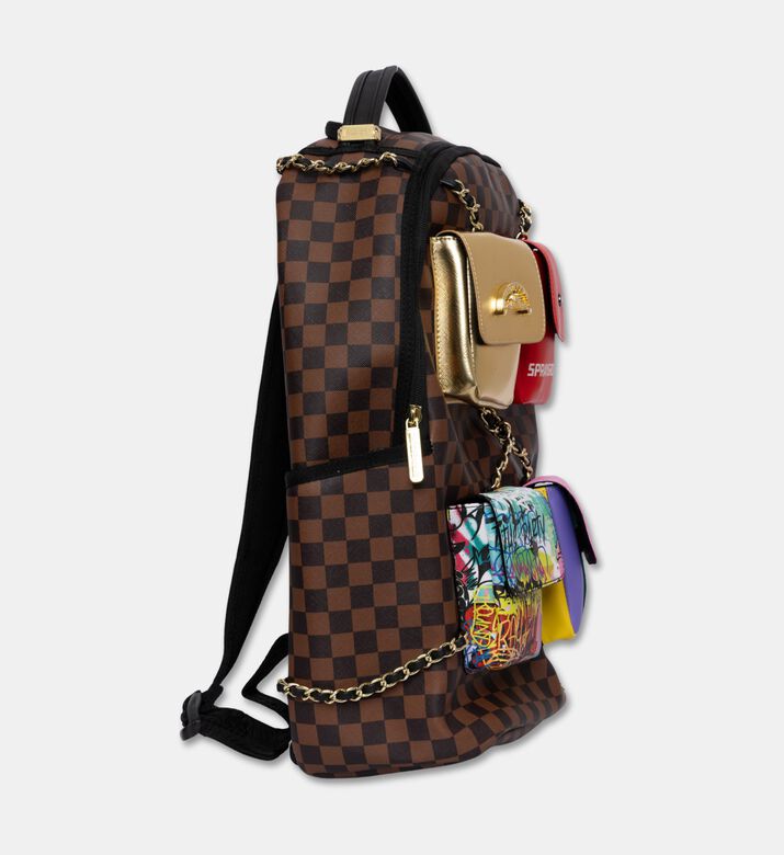 Sprayground Backpack Canvas Painted Paris, Packshot View