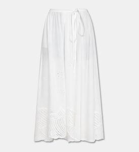 Beatrice B Cotton Embroidered Maxi Skirt, Packshot View