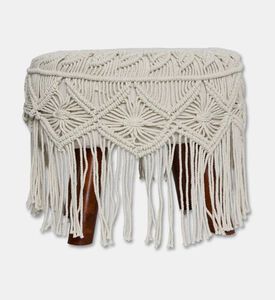 Home Deco and More Loma Hand-knotted Stool, Packshot View