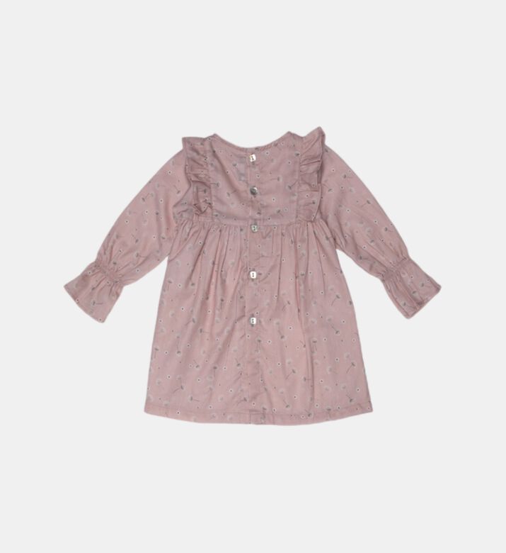 Dara Cotton Velvet Bow Dress