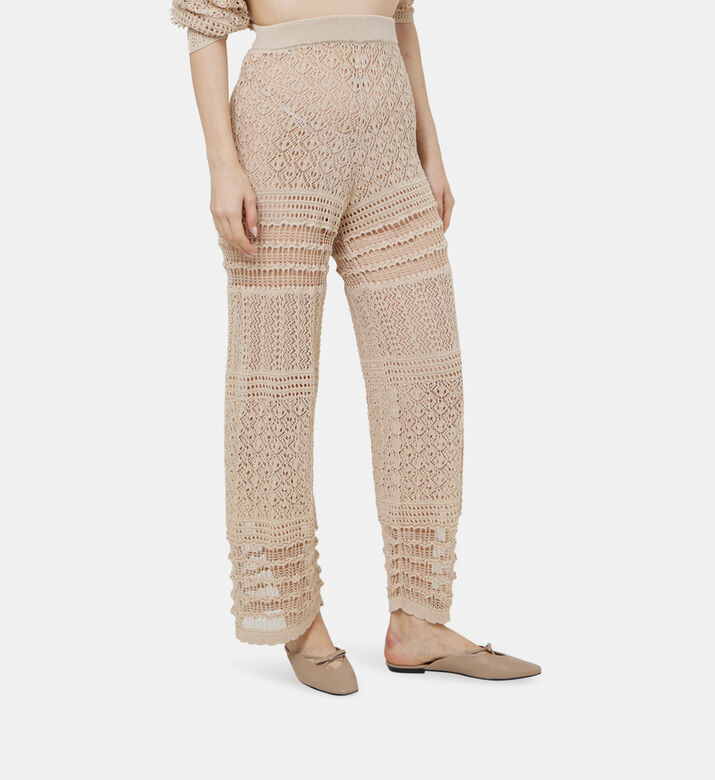 بنطال رافي محبوك واسع