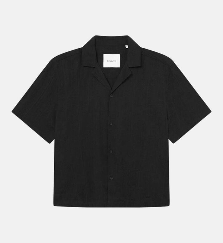 Liam Jacquard Short-sleeve Shirt