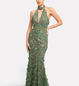 Michael Cinco Long Dress, Model View