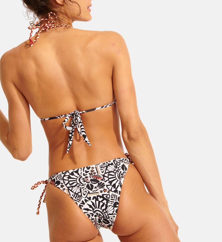 Embroidered Triangle Bikini Bra