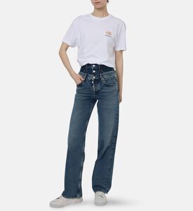 Agolde High Rise Wide-leg Pants, Model View