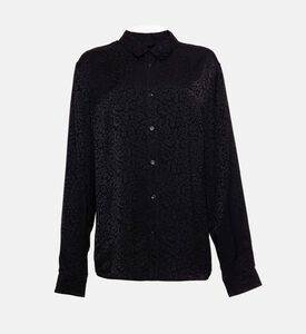 The Kooples Tone-on-tone Animal-print Tailored Shirt, Packshot View