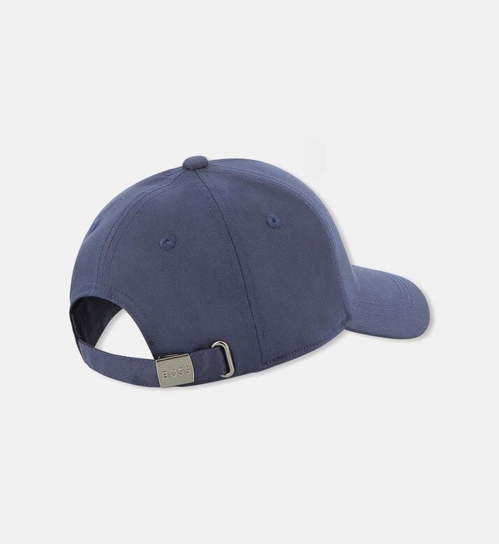Twill Striped Logo-embroidery Cap