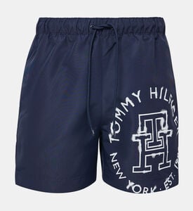 Crafted Logo Mid-length Swim Shorts Crafted Logo Mid-length Swim Shorts