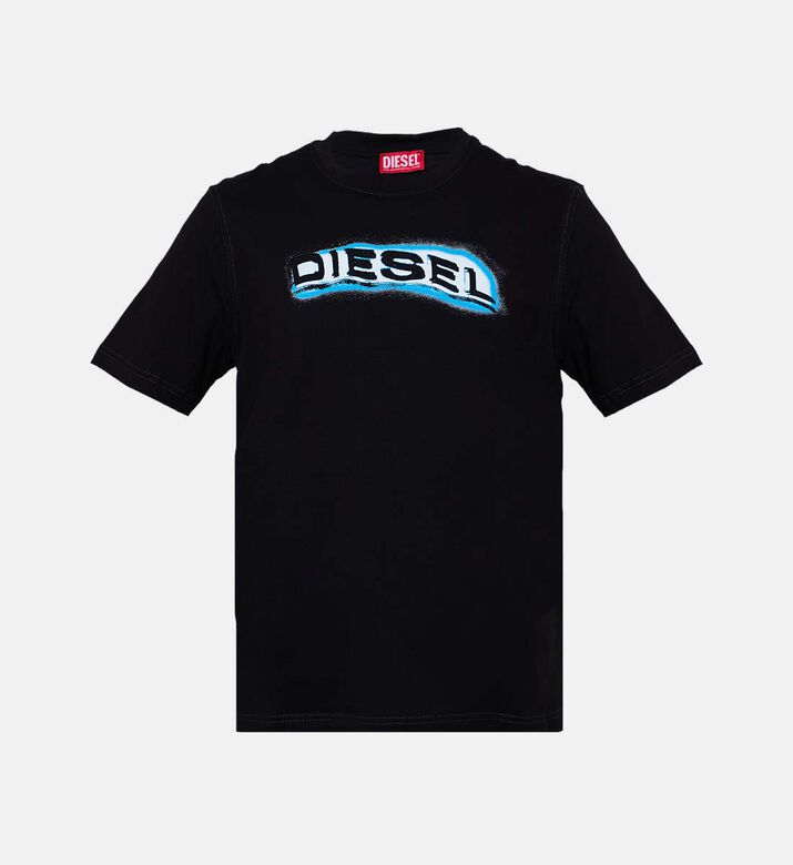 T-adjust-r4 Puff-print Logo Graphic T-shirt