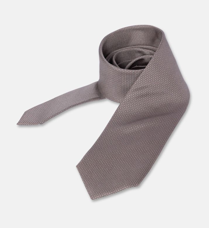 Corneliani Micro-pattern Silk Tie, Packshot View