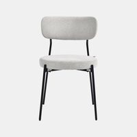 Archie Fabric Steel Dining Chair