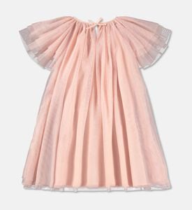 Molo Cocolita Tulle Mesh Sleeves Dress, Packshot View