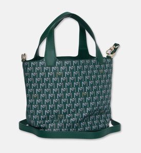 Maya.M Soft Monogram Mini Bucket Tote Bag, Khaki, Packshot View