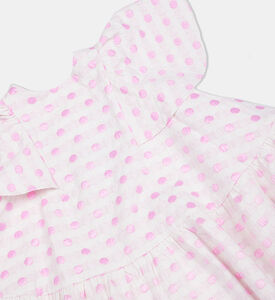 فستان لوفلي سمايل مجعد للبنات