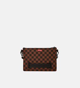 Checkered Pouchette Bag