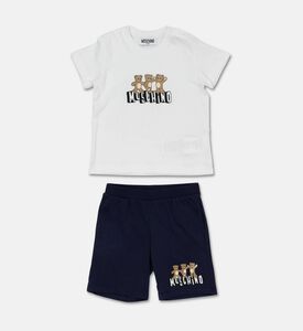 Moschino BKT Dancing Bears Graphic Two-piece Short Set, Packshot View