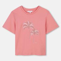 Palm Tree Embroidered T-shirt
