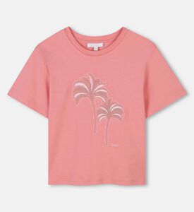 تيشيرت مطرز بشجر النخيل