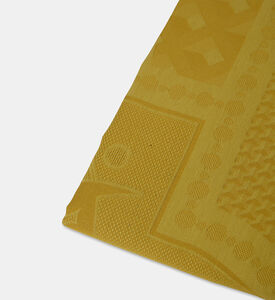 Jacquard Tablecloth Palais Venitien, Yellow, 175x175-cm, Packshot View