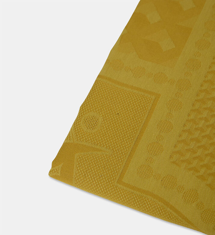 Jacquard Tablecloth Palais Venitien, Yellow, 175x175-cm, Packshot View