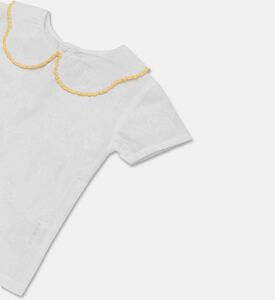 Jules & Juliette Paris Cotton Peter Pan Collar Blouse, Packshot View