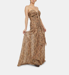 فستان كلاريس شيفون مطبوع