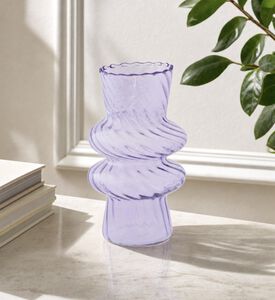Easy Life Glass Double-bulbous Vase, Orange, Model View