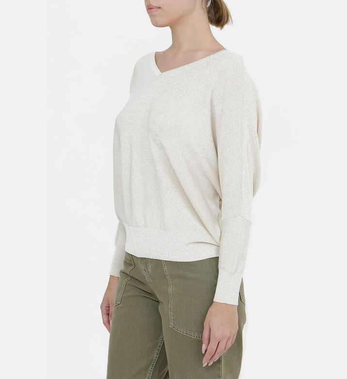 Open-back V-neck Cardigan