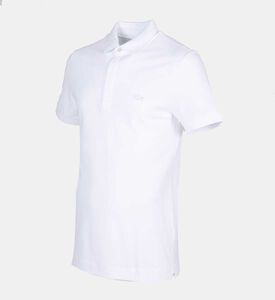 Cotton Ribbed-collar Polo Shirt