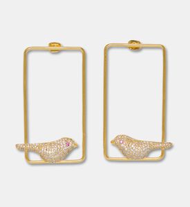Raife Earrings Framed Bird Elegance, Packshot View