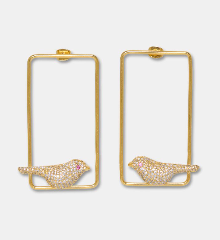Raife Earrings Framed Bird Elegance, Packshot View