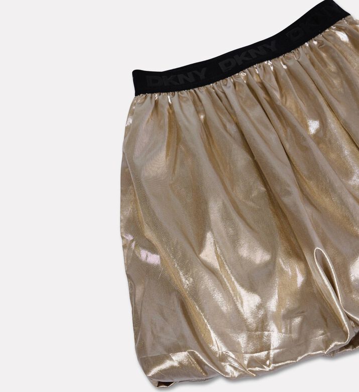 DKNY Metallic Elastic Waistband Skirt, Packshot View