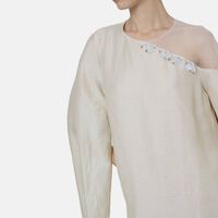 Pearl 3d Embroidered Kaftan