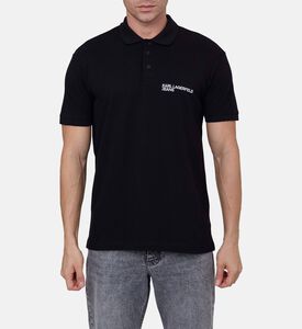 قميص بولو بطبعة شعار كلاسيكية