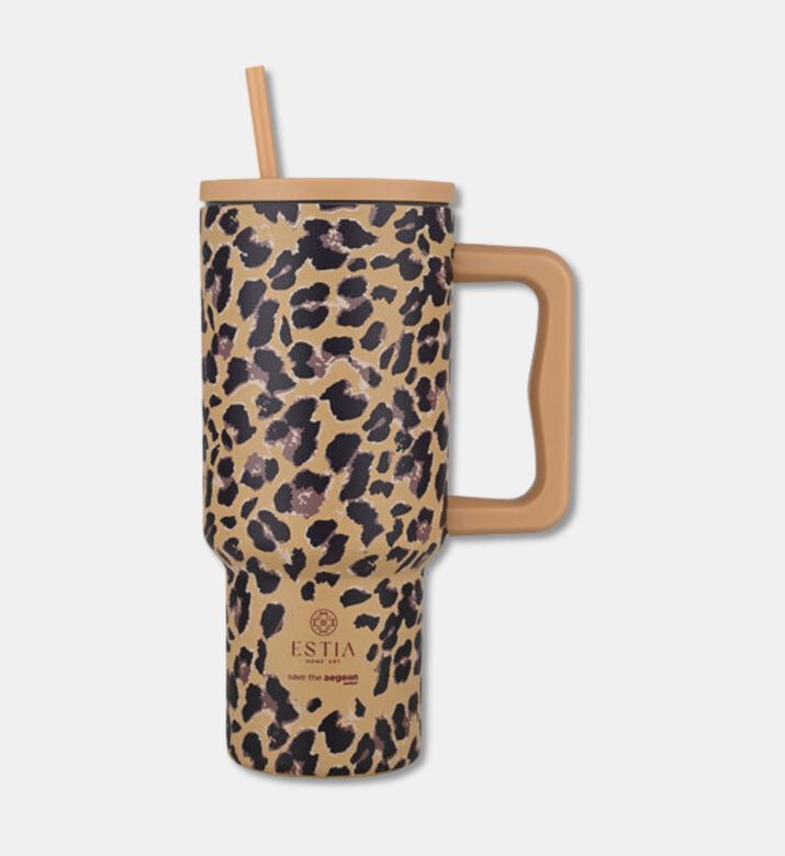 Estia Straw Tumbler Xl Spotted Prowl, Packshot View