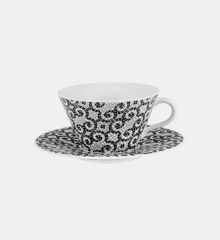 Calcada Portuguesa 2-piece Saucer Teacup Set