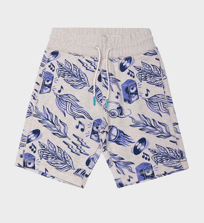 Boy Printed Mid-rise Sweat Shorts