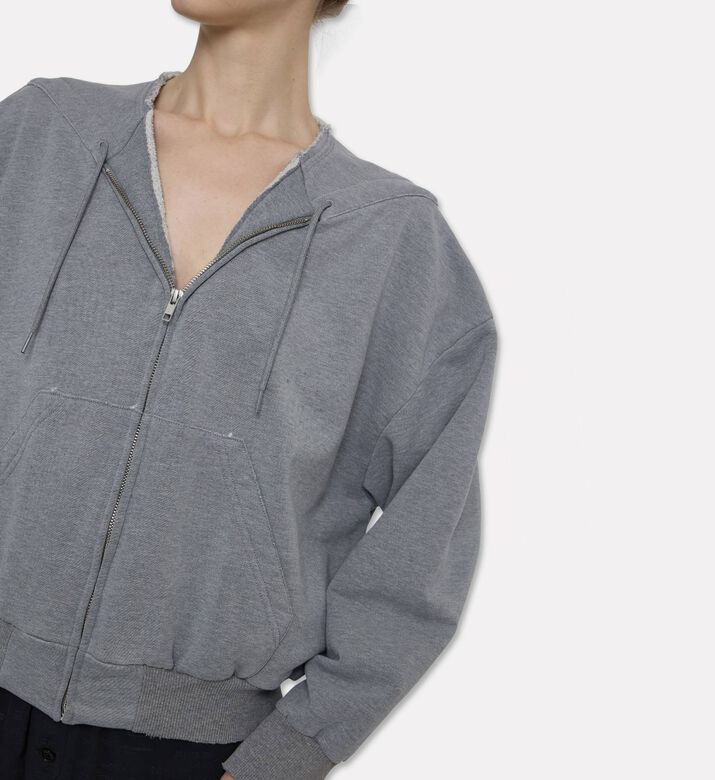 MM6 Zip Fastening Long-sleeve Jacket, Model View