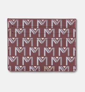 Maya.M All-over Logo-print Cardholder, Burgundy, Packshot View